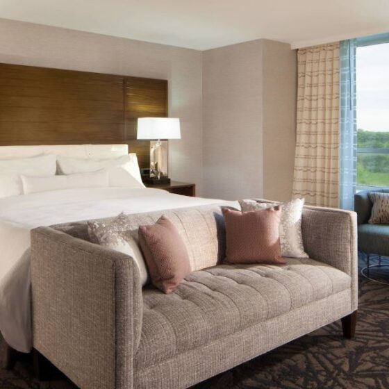 Renovated Westin Presidential Suite and Executive Lounge by self-performing hospitality contractor DDB Contracting, a trusted hotel PIP contractor