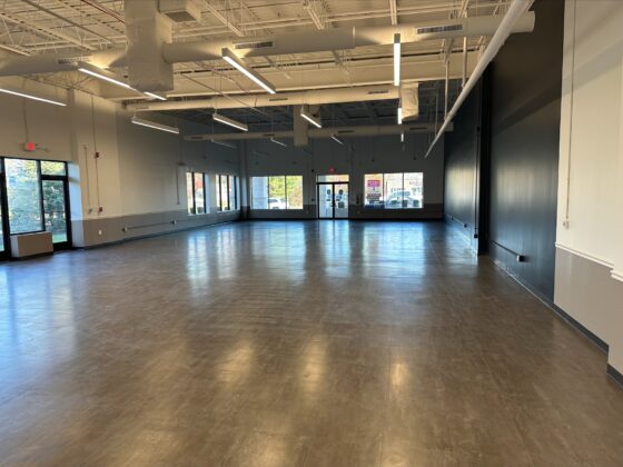 Renovated retail space of Mattress Warehouse