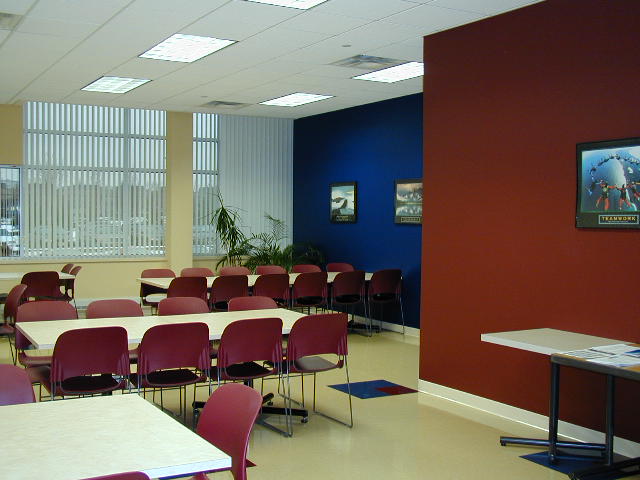 Completed office space from the Palatin Technologies medical and lab renovation in New Jersey by DDB Contracting
