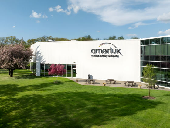 Amerlux corporate office building in Oakland, New Jersey.